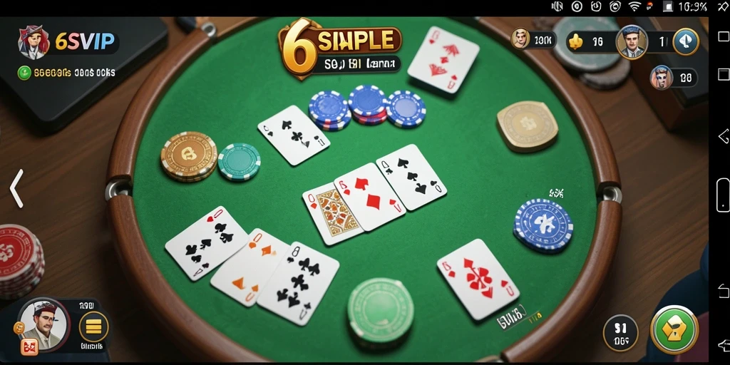 Tampilan gameplay seru Gaple di 6SVIP.