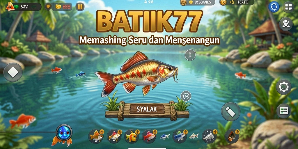 Tangkapan ikan besar di gameplay BATIK77 yang seru.