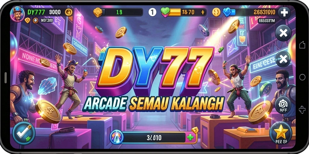 Tampilan gameplay seru dari DY777 yang penuh tantangan.