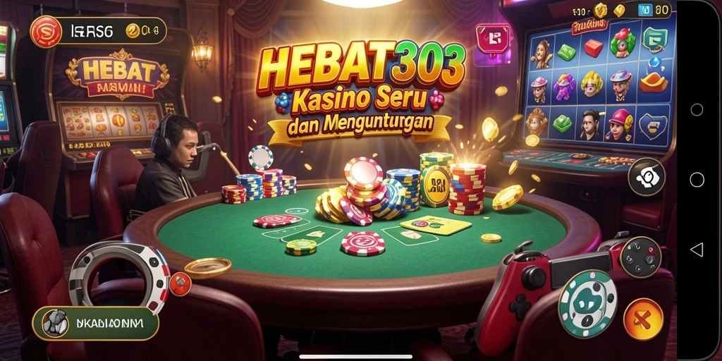 Tangkapan layar HEBAT303 menampilkan permainan Kasino yang menarik dan seru.
