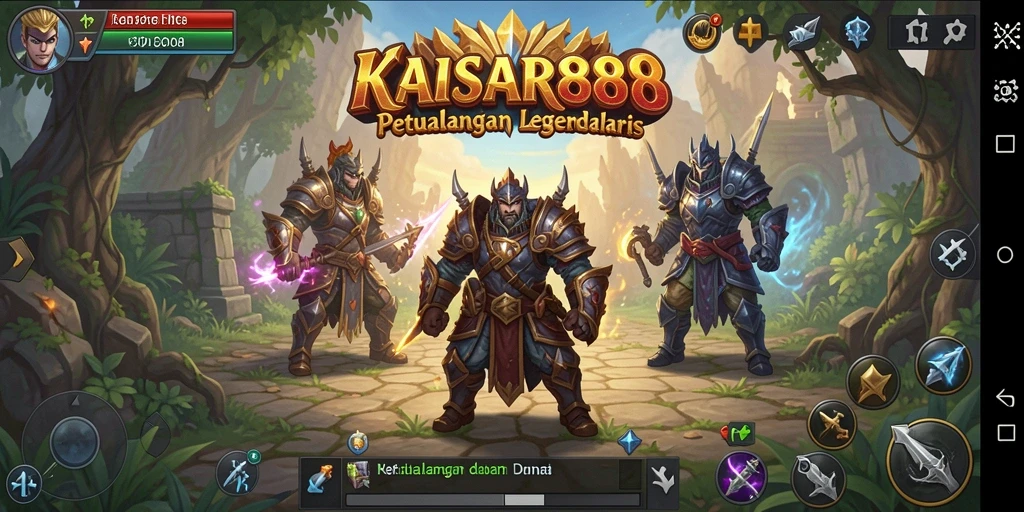 Tampilan gameplay menarik dari KAISAR888 dengan aksi RPG yang seru.