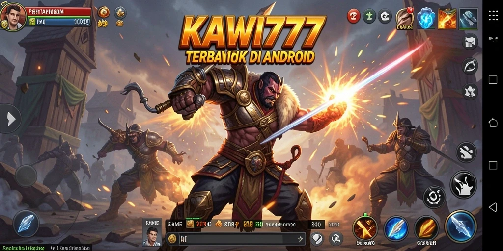 Screenshot KAWI777 menampilkan aksi pertarungan yang mendebarkan.