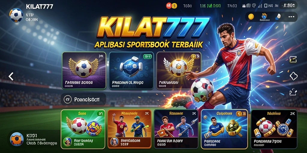 Tampilan gameplay menarik dari aplikasi Sportsbook KILAT777.