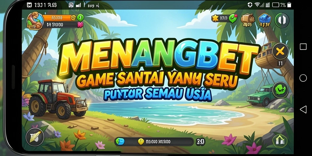 Tampilan permainan MENANGBET yang ceria dan penuh tantangan.