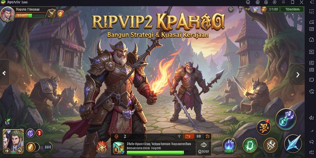 Tampilan strategis dari gameplay RPVIP2 yang mendebarkan.